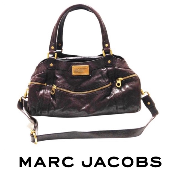 Marc by Marc Jacobs Classic Q Deep Purple Leather - Picture 1 of 15